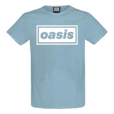 Oasis - Logo Amplified Vintage Blue Small - T Shirt